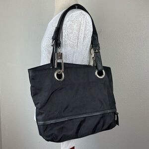 Braciano Black Satchel EUC  